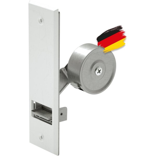 BAUHELD Einlass-Gurtwickler [Made in Germany] Rolladen Gurtwickler Unterputz, Gurtbreite 23,00 mm, Einlassgurtwickler inkl. Abdeckplatte oder ohne Rolladengurt 