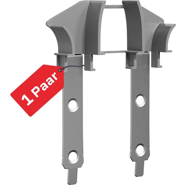 BAUHELD Rollladenprofil Einlauftrichter Rollladen Universal, Optimale Rolladenführung, 2-tlg., An jeder Führungsschiene einsetzbar, gleichmäßiger Lauf