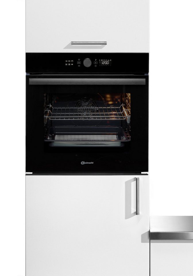 BAUKNECHT Backofen BBI4S8HM1SK, mit 1-fach-Teleskopauszug, Hydrolyse, 310°C Pizza-Funktion – wie frisch aus dem Steinofen, AirFry-Funktion – Bild 2 von 5