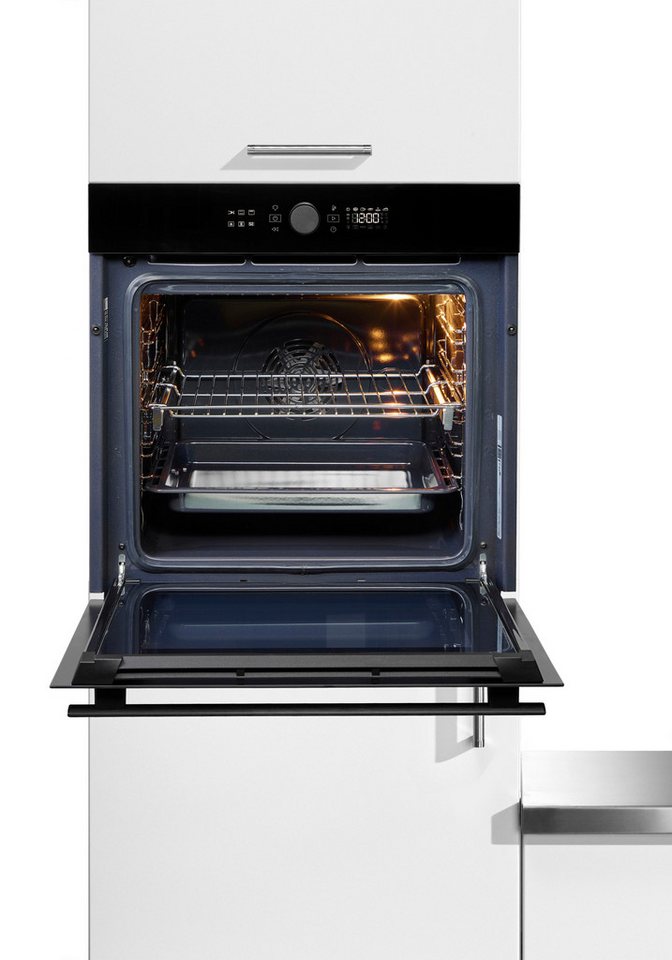 BAUKNECHT Backofen BBI4S8HM1SK, mit 1-fach-Teleskopauszug, Hydrolyse, 310°C Pizza-Funktion – wie frisch aus dem Steinofen, AirFry-Funktion – Bild 4 von 5