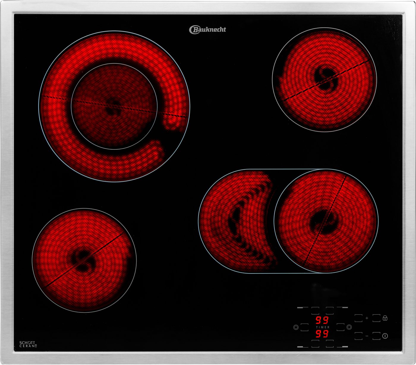 BAUKNECHT Backofen-Set BAKO 760 Steam, mit 1-fach-Teleskopauszug, Hydrolyse, GentleSteam – für ein saftiges Inneres und ein knuspriges Äußeres – Bild 4 von 5