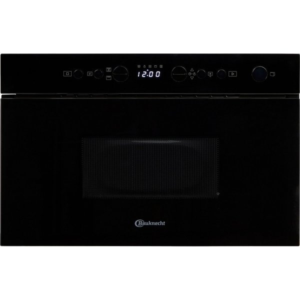 BAUKNECHT Einbau-Mikrowelle BMN14BK, Mikrowelle, 22 l, Grillfunktion, extra Knusprigkeit und gleichmäßige Hitze