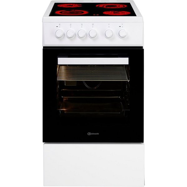 BAUKNECHT Elektro-Standherd B5V5KMW, Hydrolyse, Umluftbackofen mit 6 Funktionen und Dampfunterstützung zur Reinigung