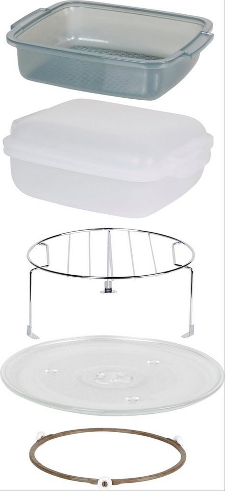 BAUKNECHT Mikrowelle MW 254 SM, Grill, 25 l, Mit Dampfgarfunktion, Grill und Automatikprogrammen – Bild 5 von 5