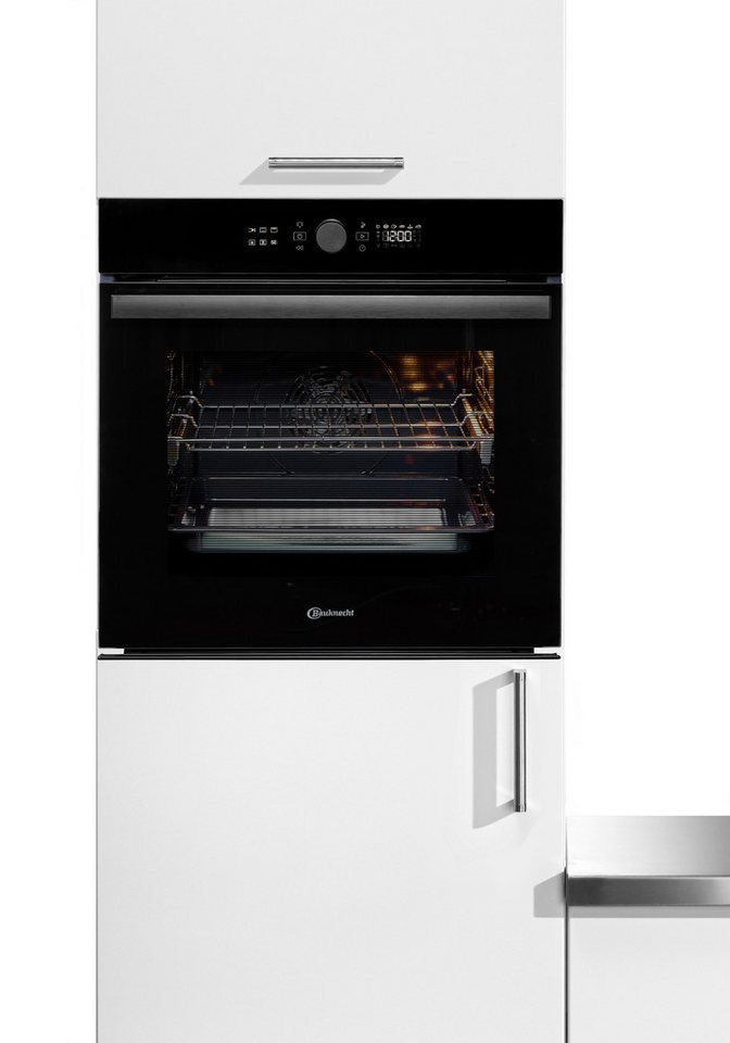 BAUKNECHT Pyrolyse Backofen BBI4S8PM1SK, mit 1-fach-Teleskopauszug, Pyrolyse-Selbstreinigung, Restaurant-Pizza daheim: 310°C Pizza-Funktion – Bild 2 von 5