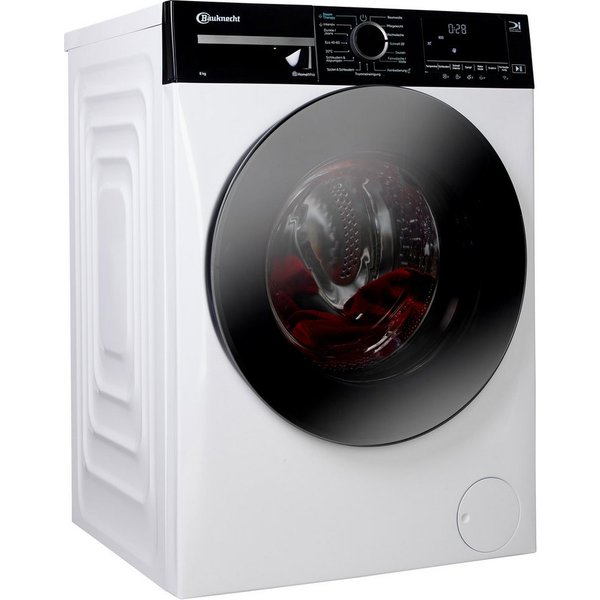 BAUKNECHT Waschmaschine B WM Smart Eco 8A, 8 kg, 1400 U/min, Adaptive Wash – Intelligente Anpassung der Programme an Ihre Wünsche