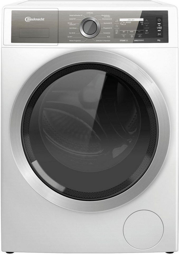 BAUKNECHT Waschmaschine B7X 89E SILENCE DE, 8 kg, 1400 U/min, Die leiseste Bauknecht Waschmaschine – Tag und Nacht nutzbar – Bild 2 von 5