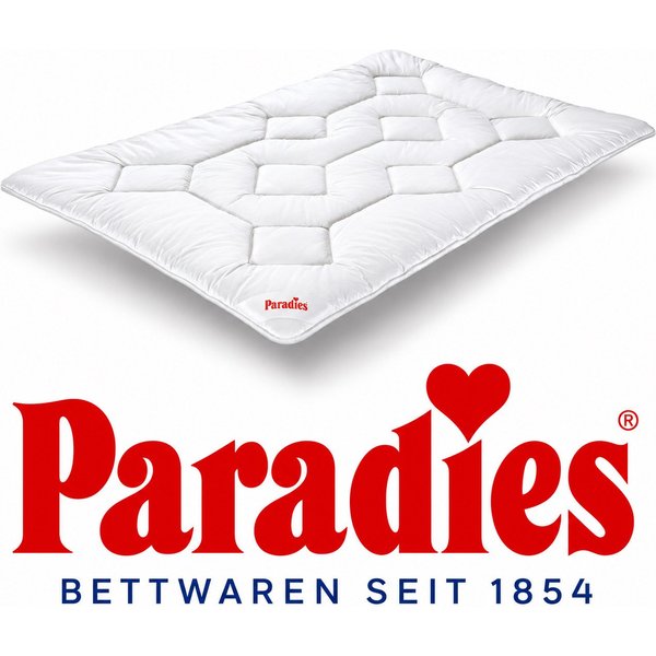 Paradies Baumwollbettdecke Paradies Bett Decke Bali 135 x 200 cm Ganzjahresdecke, Füllung: 100% Polyester, Bezug: Biobaumwolle, Bettdecke in 135x200 cm, 155x220