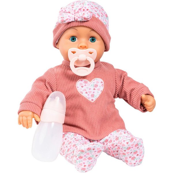 Bayer Babypuppe First Words 38 cm rosa