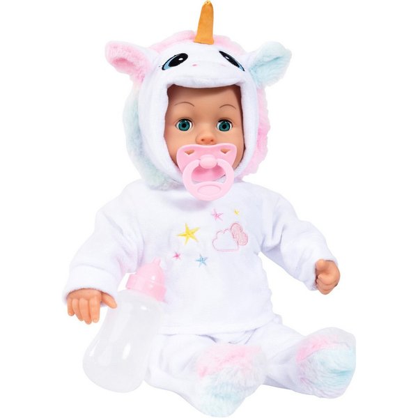 Bayer Babypuppe First Words 38 cm weiß