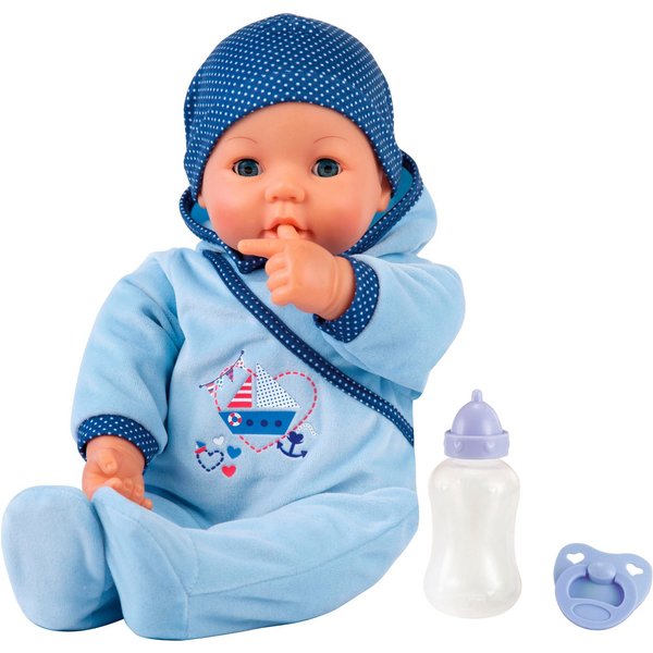 Bayer Babypuppe Hello Baby Boy, 46 cm (3-tlg)