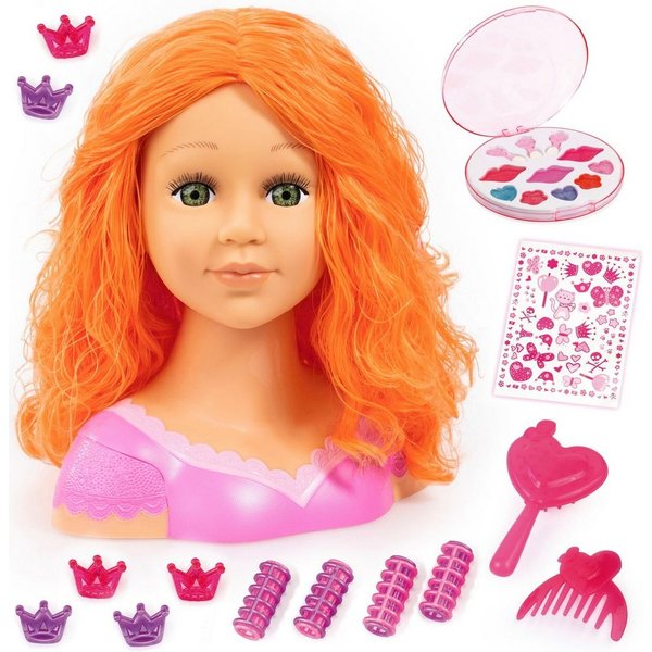 Bayer Frisier- & Schminkkopf Charlene Super Model, orange