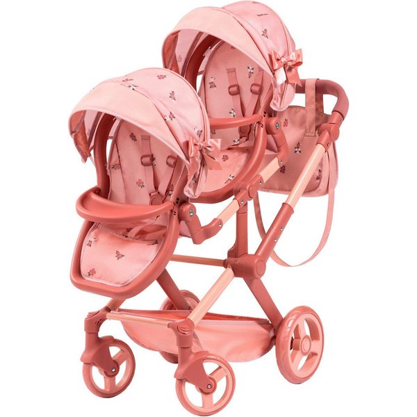 Bayer Puppen-Zwillingsbuggy Xeo Twin, mit Wickeltasche