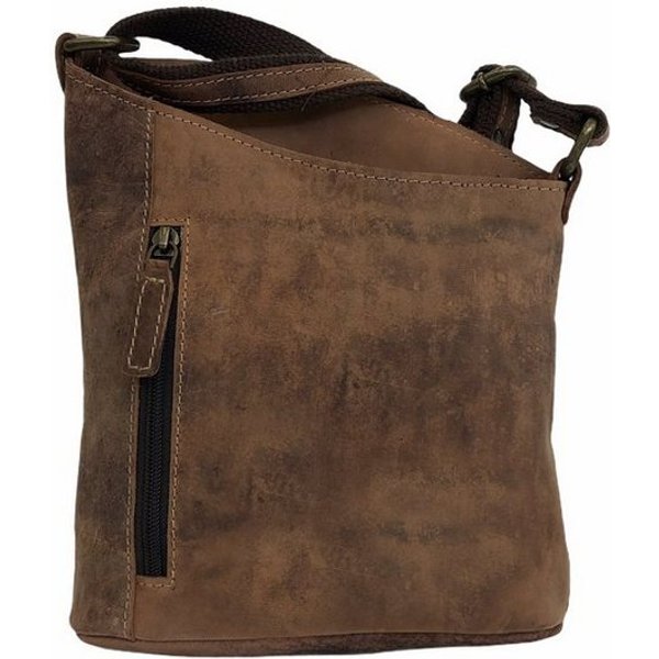Bayern Bag Handtasche B1594, Ledertasche Umhängetasche Crossbody Bag