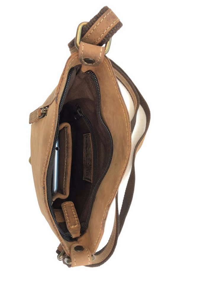 Bayern Bag Handtasche B1594, Ledertasche Umhängetasche Crossbody Bag – Bild 3 von 5