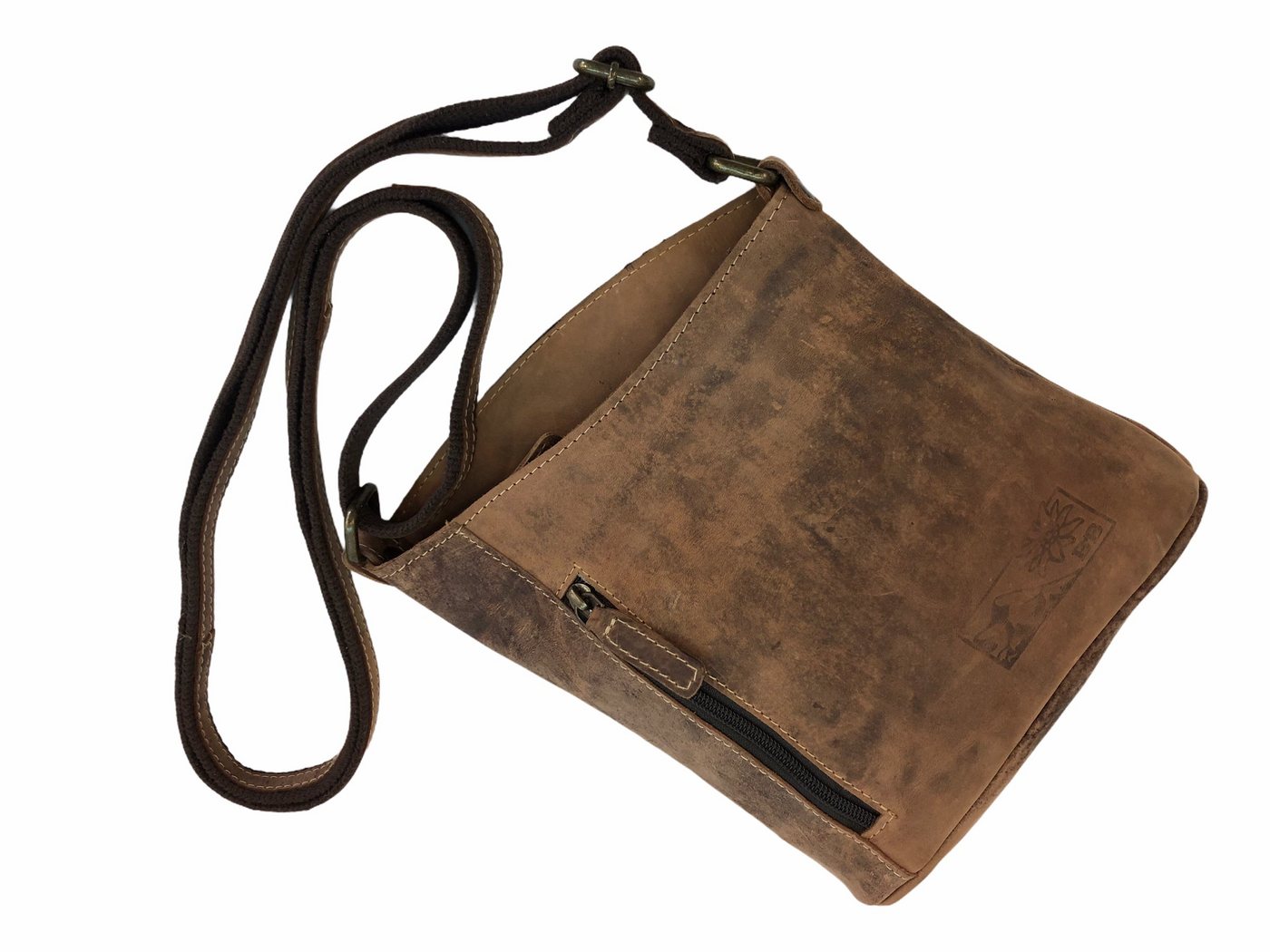 Bayern Bag Handtasche B1594, Ledertasche Umhängetasche Crossbody Bag – Bild 4 von 5
