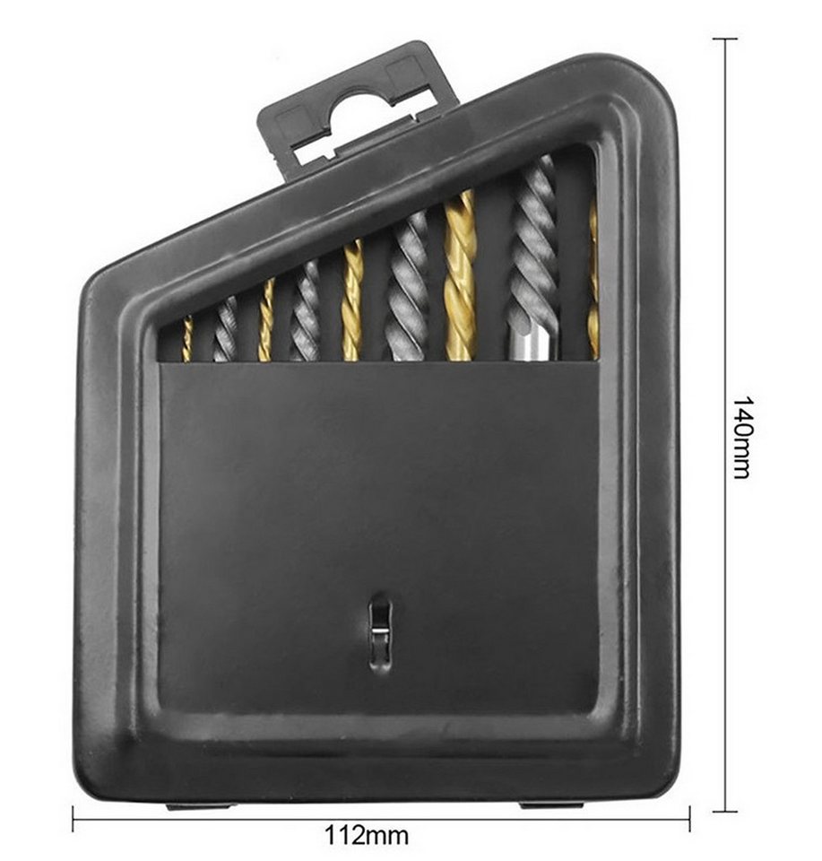 BAYLI Multitool Beschädigte Schraubenausdreher Satz 10-tlg., Speed Out Linksausdreher – Bild 4 von 5