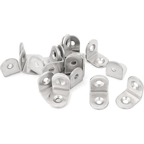BAYLI Regal 30 Stück Winkelverbinder 20x20 mm, L-förmige Holzverbinder, 90 Grad