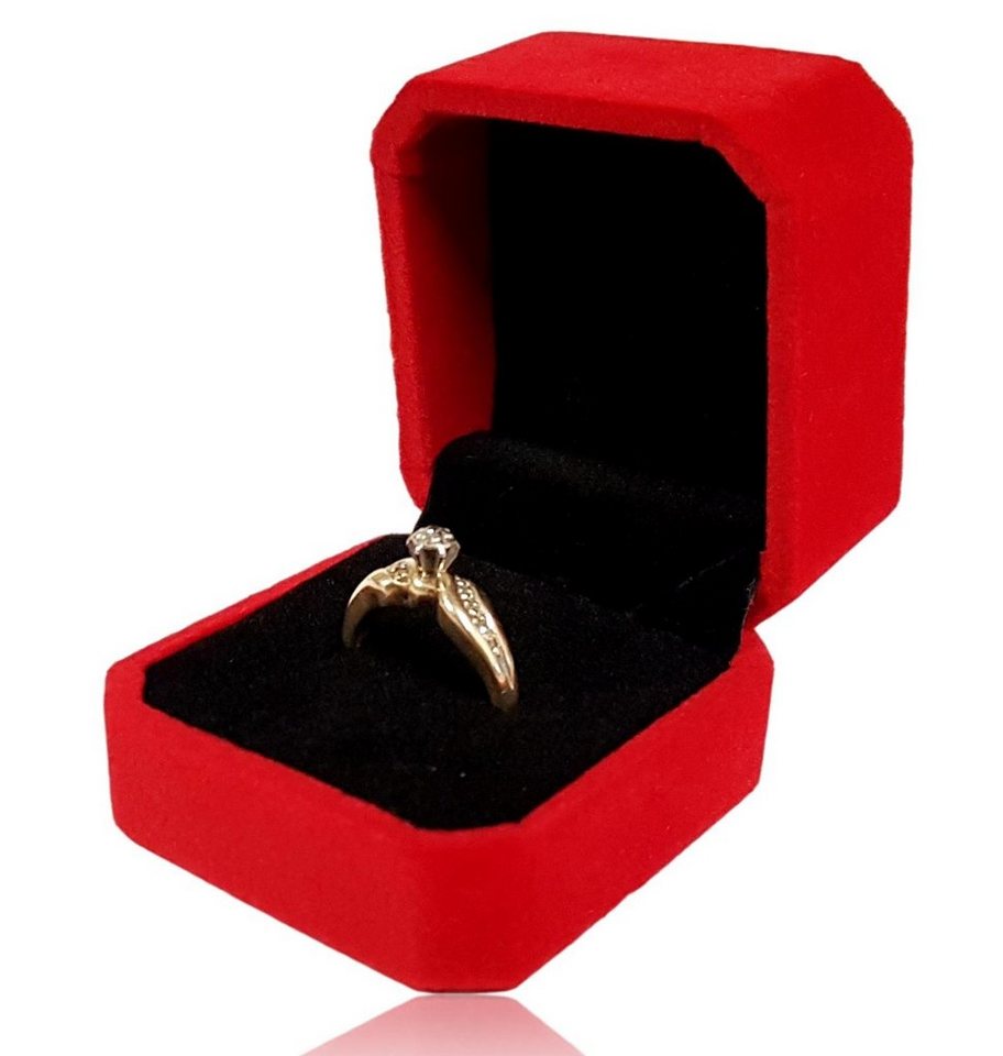 BAYLI Schmucketui Ringetui Ringbox Ringschachtel Schmuckschachtel Geschenkbox Trauringet – Bild 3 von 3