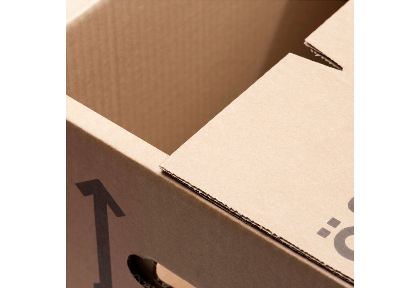 BB-Verpackungen Umzugskarton COMPACT, 2-wellig, 40 kg Traglast, 500 mm x 350 mm x 370 mm, 10 Stück – Bild 4 von 5