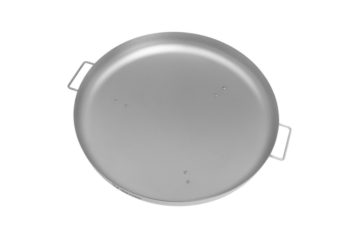 BBQ-Toro Feuerschale Edelstahl Feuerschale Ø 80 cm, Silber, Outdoor Dreibein Feuerstelle, (1-St) – Bild 4 von 5