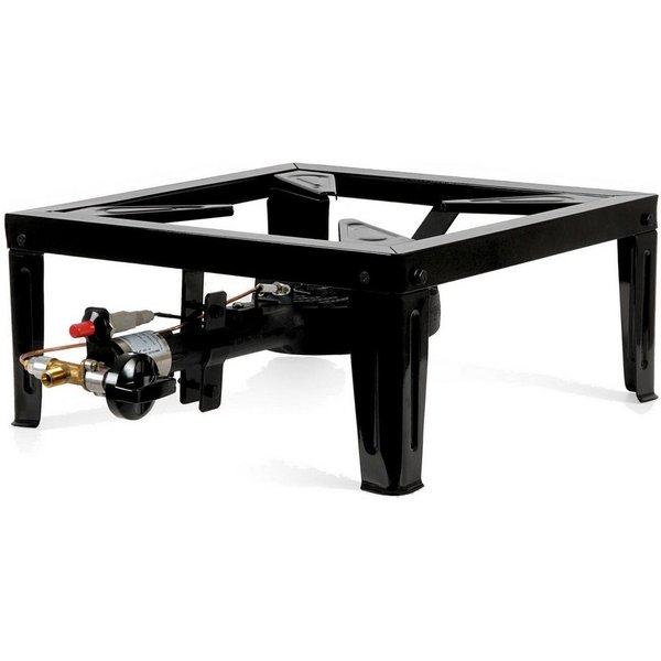 BBQ-Toro Gaskocher Gusseisen Gaskocher, 1-Ring-Gasbrenner 55 x 40 x 18,5 cm, (1-St), Mit Piezozündung und Zündsicherung