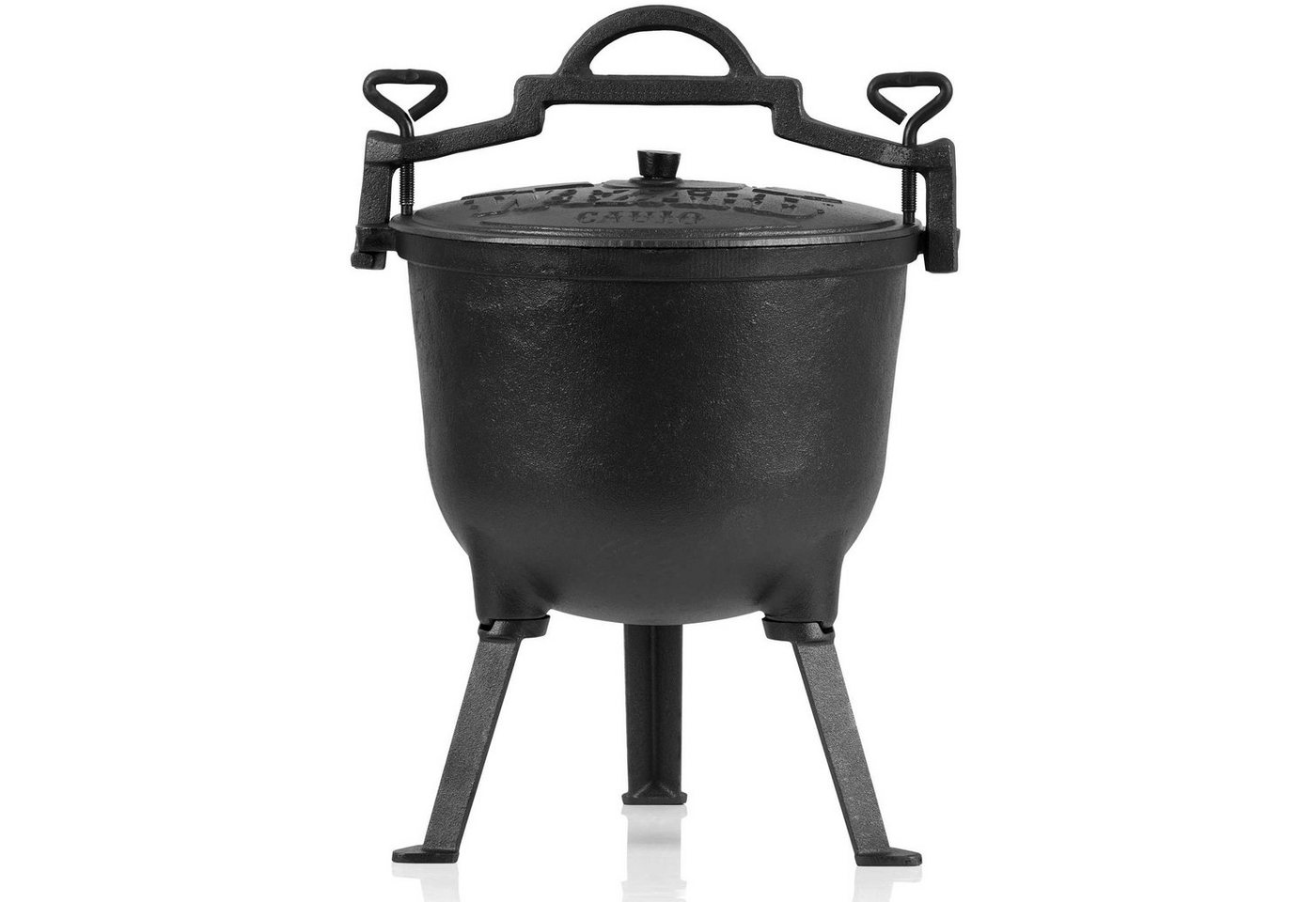 BBQ-Toro Grilltopf Zauberkessel "Wizard", 10 Liter, Gusseisen Kochtopf mit drei Beinen, D, Gusseisen – Bild 4 von 5