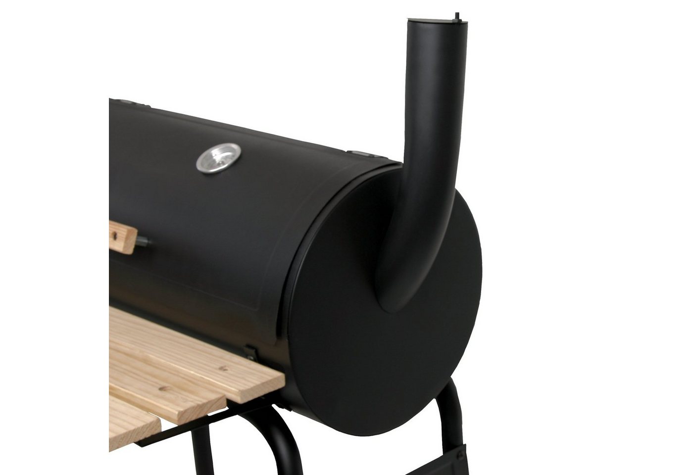 BBQ-Toro Smoker BBQ Smoker Grill, Holzkohle Grillwagen, Barbecue Holzkohlegrill mit Fe – Bild 5 von 5