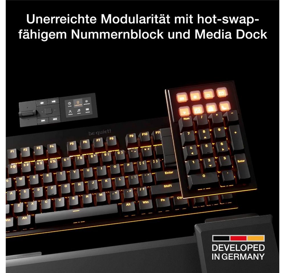 be quiet! Dark Mount Silent Tactile DE ISO keyboard – Bild 2 von 5