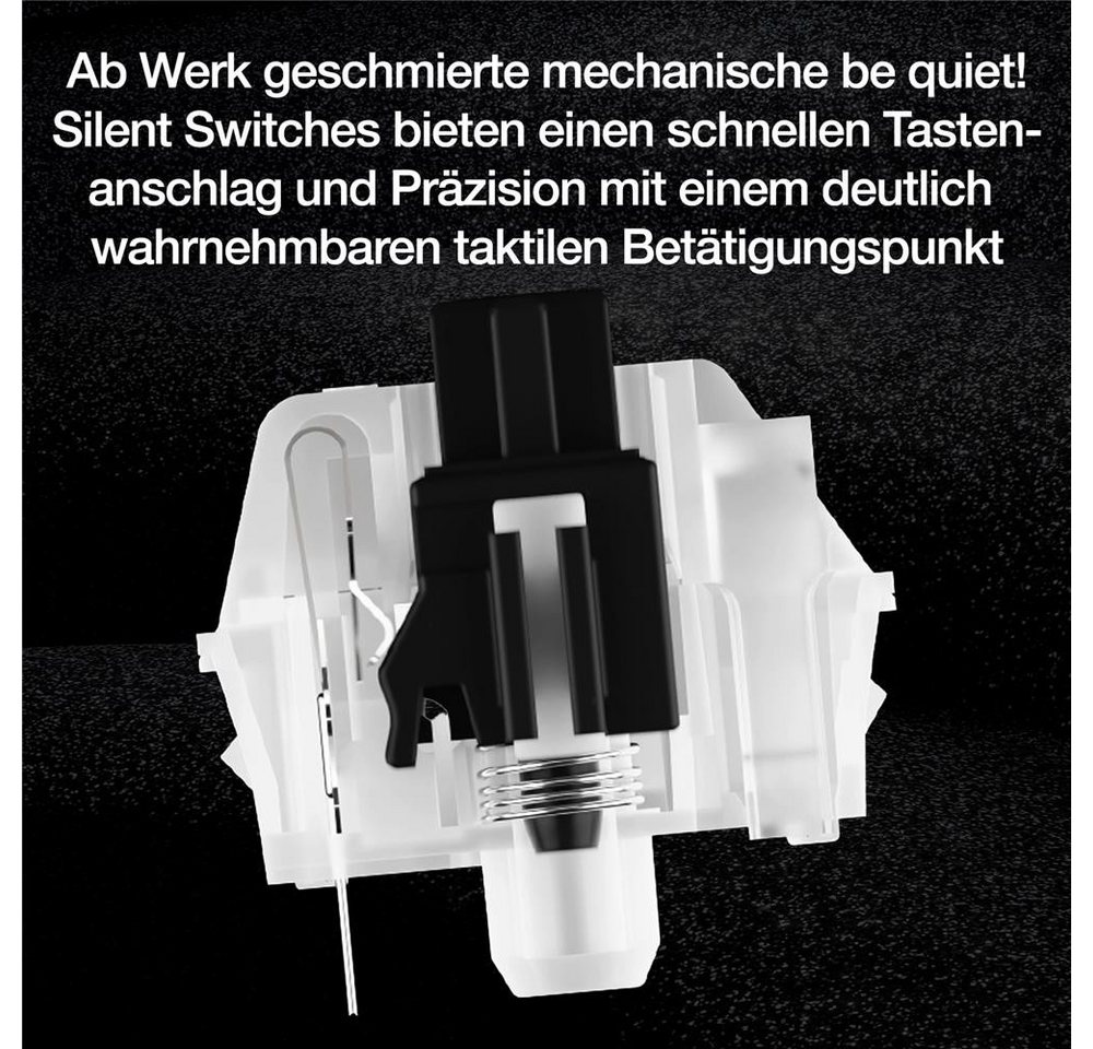 be quiet! Dark Mount Silent Tactile DE ISO keyboard – Bild 4 von 5