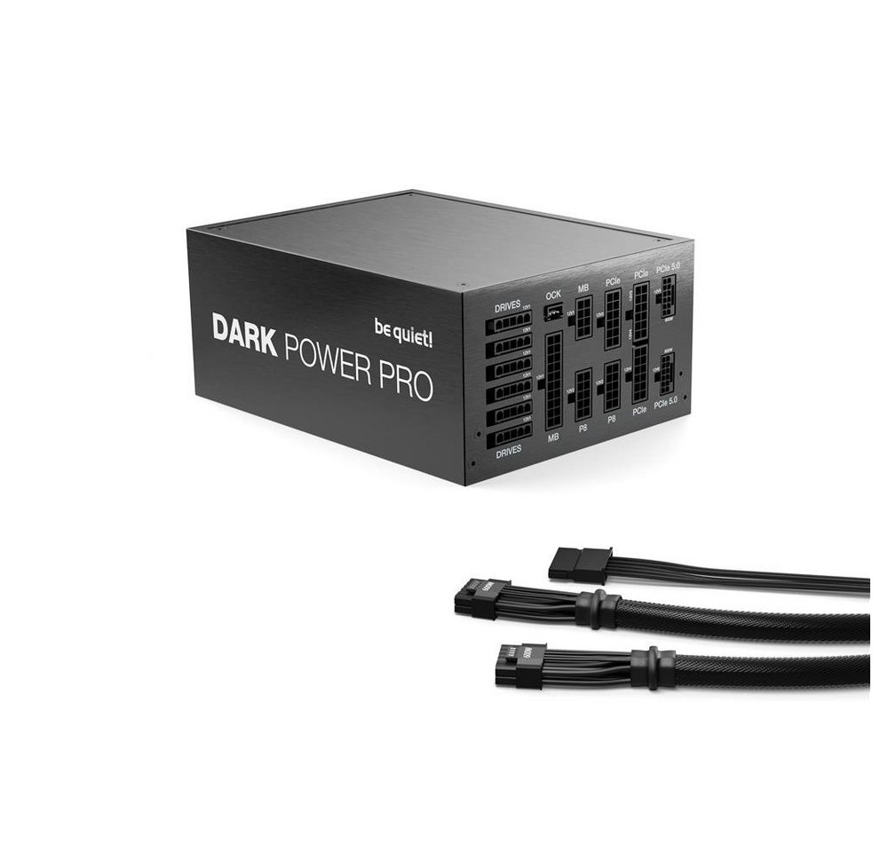 be quiet! DARK POWER PRO 13 PC-Netzteil (1600W, ATX 3.0, 80 PLUS® Titanium, BN332) – Bild 2 von 5