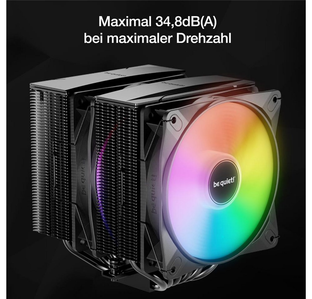be quiet! Gehäuselüfter Pure Rock Pro 3 LX Black – Bild 5 von 5
