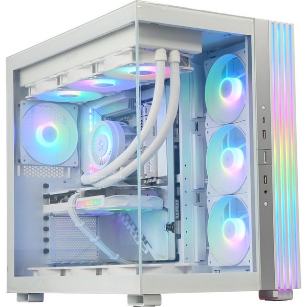 be quiet! Light Base 600 LX White ARGB Gaming-PC (AMD Ryzen 7 9800X3D, RTX 5080 16GB, 16 GB RAM, 500 GB SSD, Wasserkühlung)