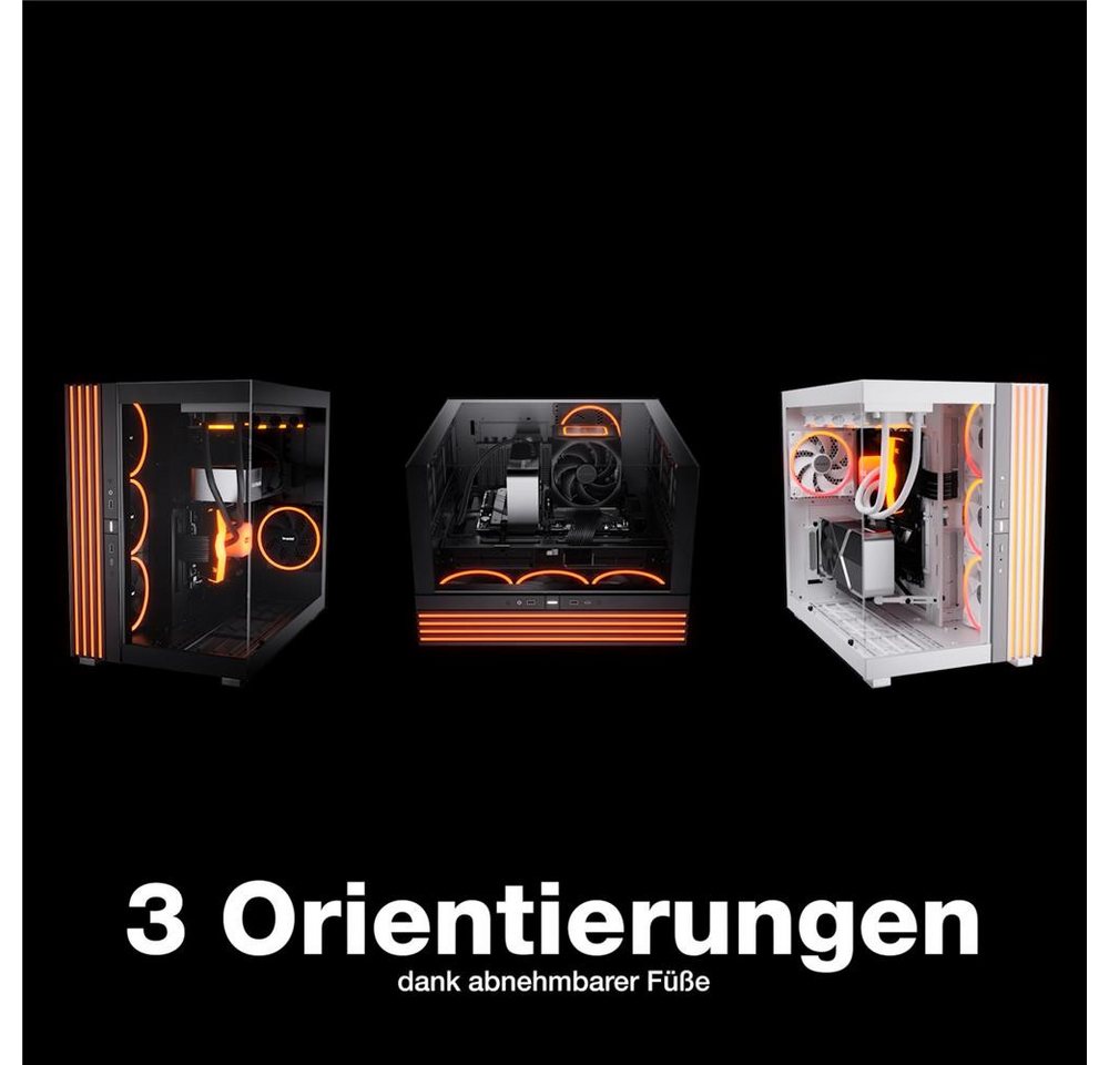 be quiet! PC-Gehäuse Light Base 900 DX White, atemberaubender Panorama-Blick Show Case – Bild 2 von 5