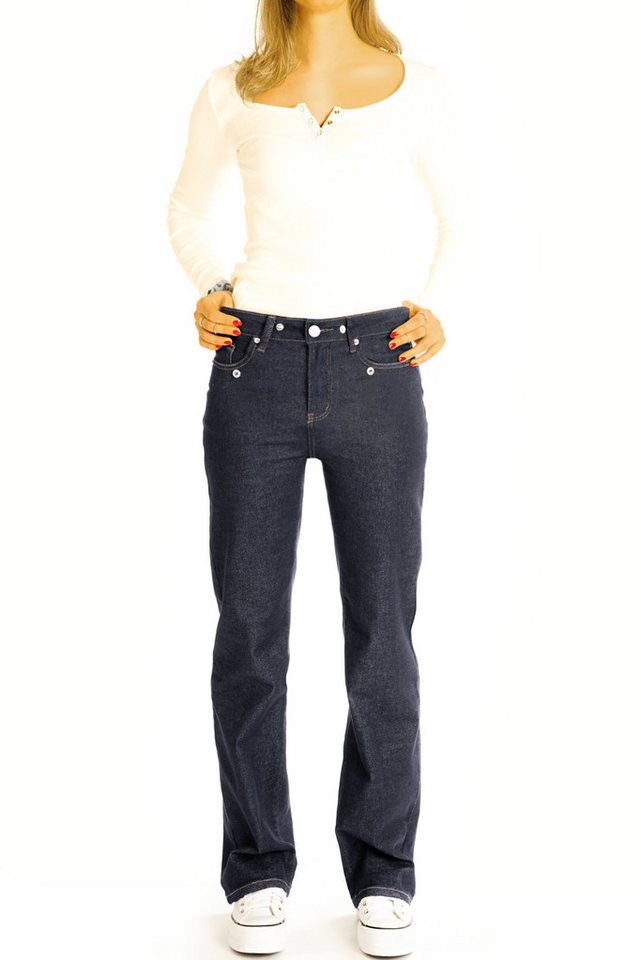 be styled Bootcut-Jeans Medium waist Bootcut Jeanshose legere Stretchjeans - Damen - j44k – Bild 3 von 5