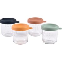 Beaba 4er-Pack Portionsbehälter aus Glas