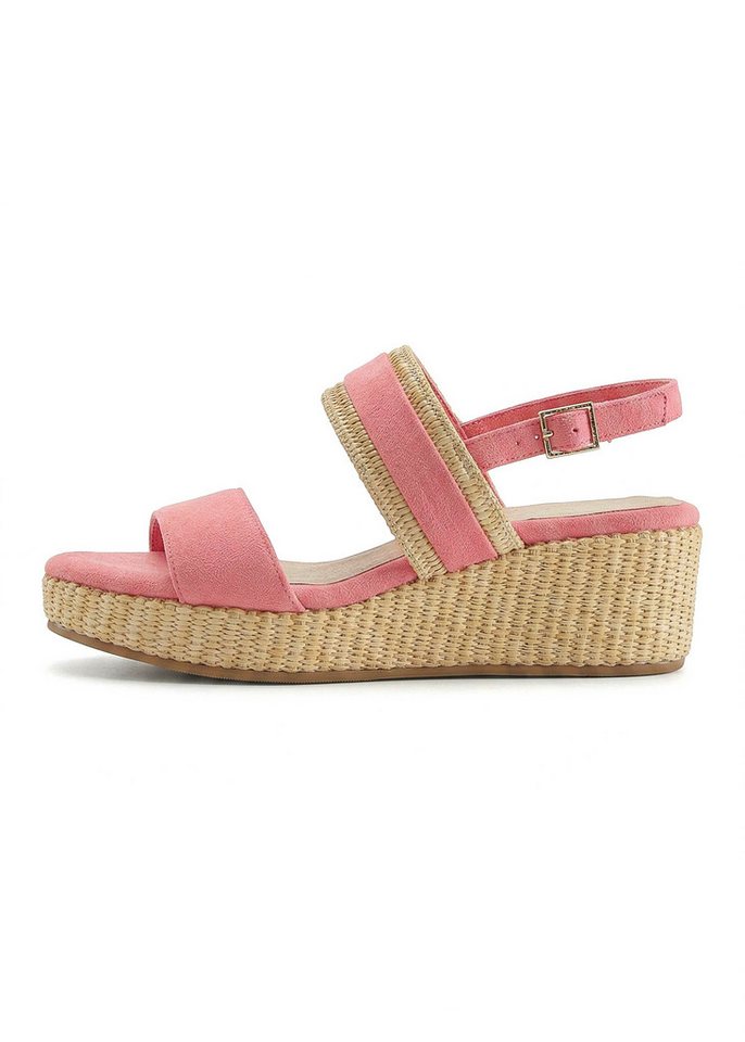Beachtime by Lascana Sommerschuh, Sandale, offener Schuh, Keilsandalette, Sandalette NEU mit Keilabsatz VEGAN – Bild 4 von 5