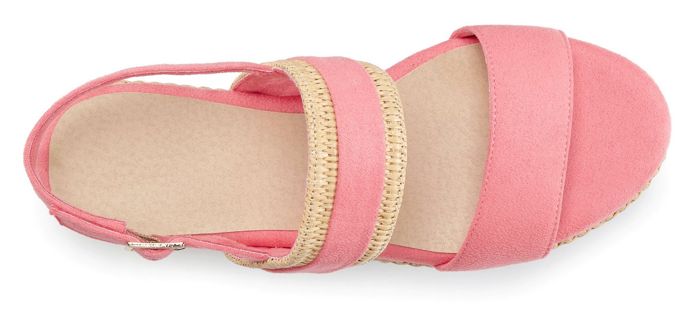 Beachtime by Lascana Sommerschuh, Sandale, offener Schuh, Keilsandalette, Sandalette NEU mit Keilabsatz VEGAN – Bild 5 von 5