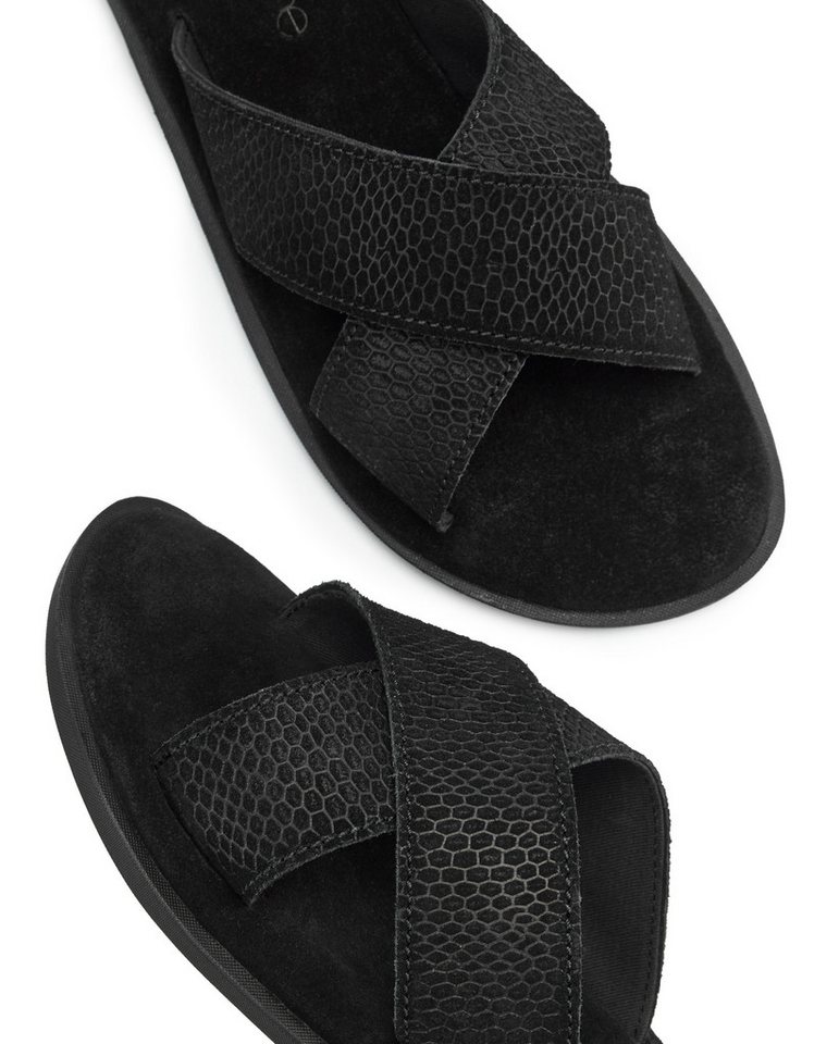 Beachtime Sommerschuhe, offener Schuh, Sandale Pantolette NEU aus weichem Leder mit leichter Sohle – Bild 4 von 5