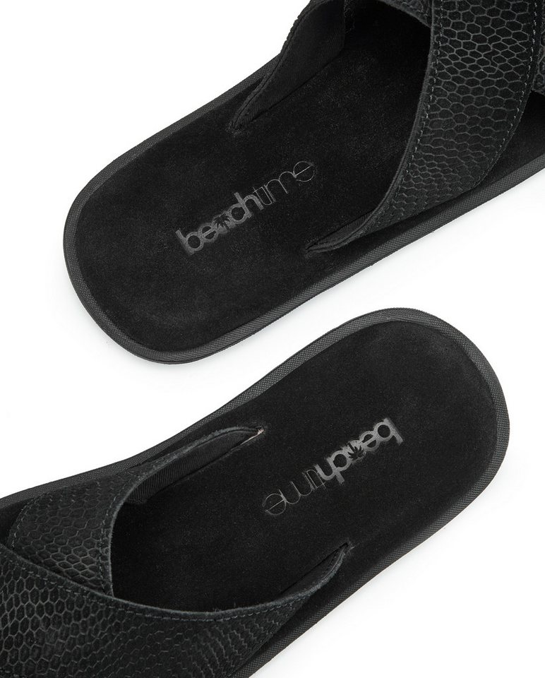 Beachtime Sommerschuhe, offener Schuh, Sandale Pantolette NEU aus weichem Leder mit leichter Sohle – Bild 5 von 5