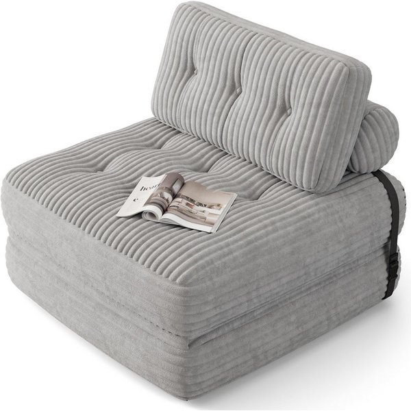 Bealife 1,5-Sitzer Klappbares Sofa, Relaxsessel Indoor-Lazy
