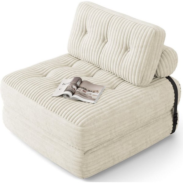 Bealife 1,5-Sitzer Klappbares Sofa, Relaxsessel Indoor-Lazy