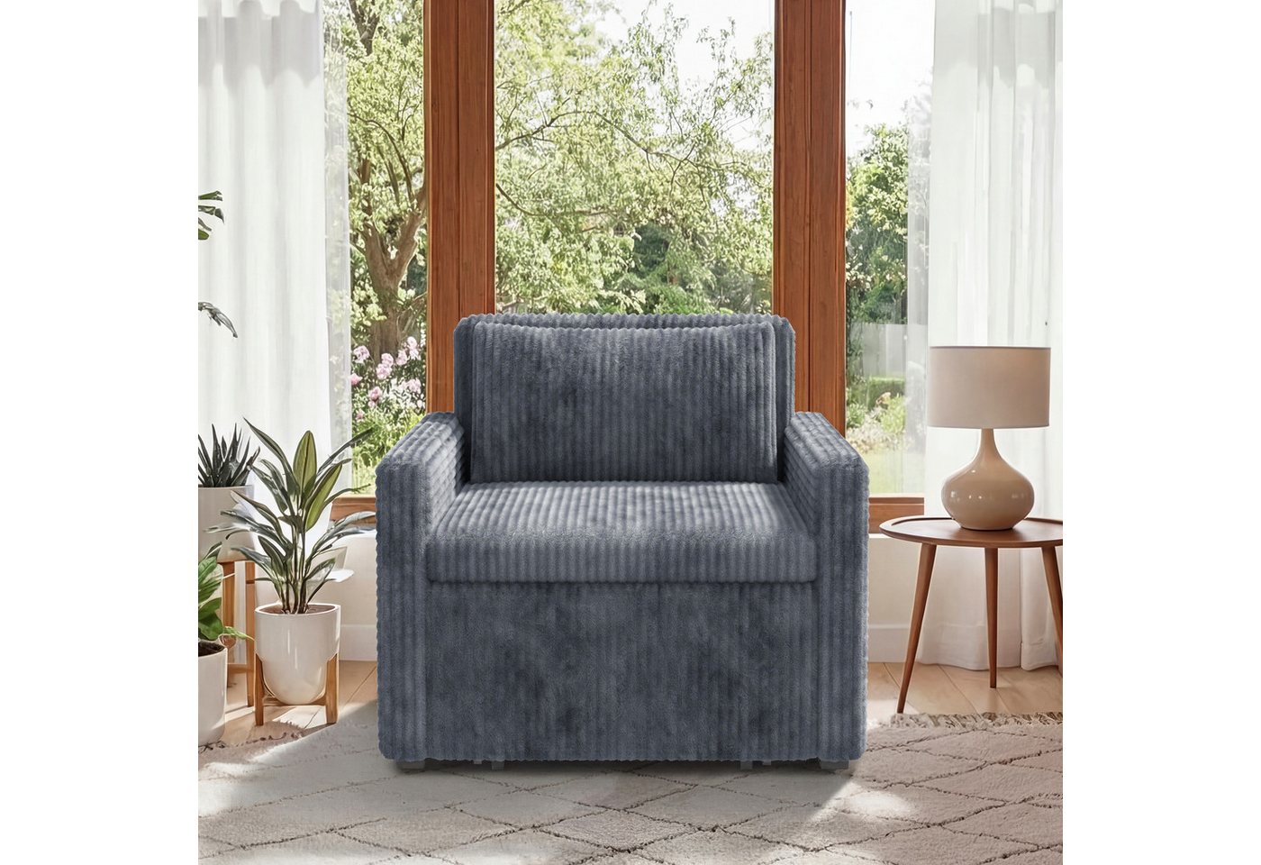 Bealife Sessel 3 in 1 Klappsessel, Schlafsessel, Liegesessel, 191 cm erweiterte (Schlafsofa) – Bild 2 von 5