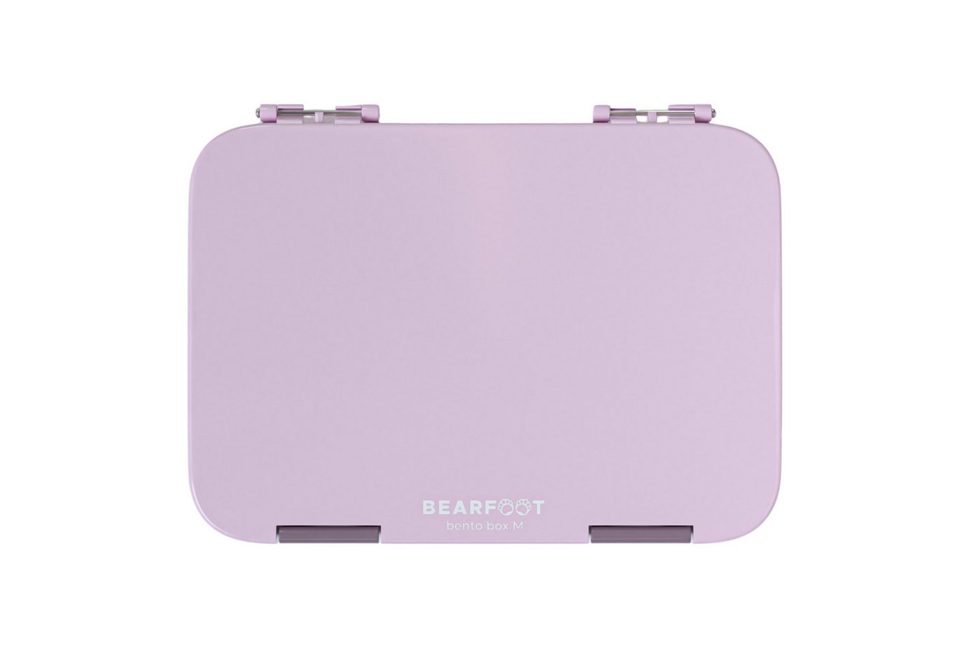 BEARFOOT Lunchbox Brotdose Kinder mit Fächern, Lunchbox, Bento box - Lila, handgezeichnete Designs, modular – Bild 3 von 5