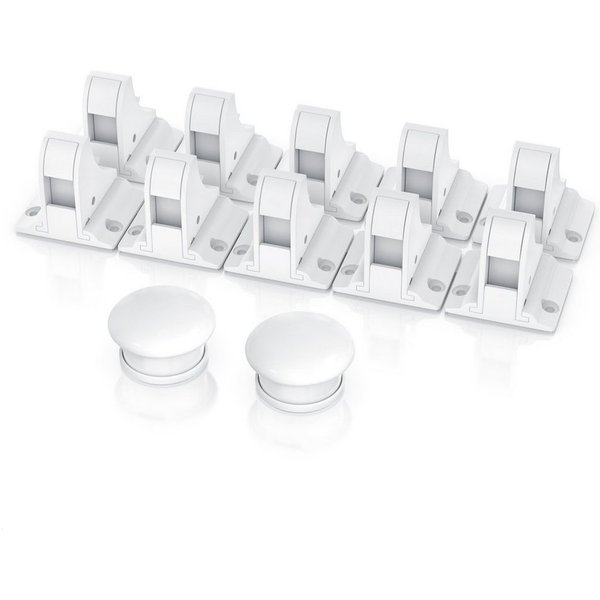 BEARWARE Kindersicherung Babysicherung Schrankschloss, Schranksicherung magnetisch 10 Schlösser, Magnet Schloss für Schrank und Schubladen, Bohren ohne Werkzeug