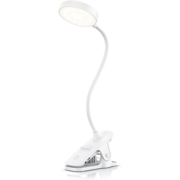 BEARWARE LED Tischleuchte Tischlampe, Nachttischlampe, Leselampe, Schreibtischlampe, Dimmfunktion, Ein-/Ausschalter, Farbwechsel, mehrere Helligkeitsstufen, LED