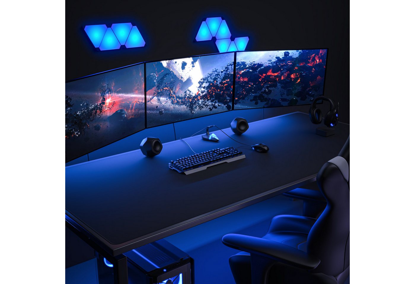 Titanwolf Gaming Mauspad XXXL Speed Mousepad 2000 x 800 x 3 mm, riesige Schreibtischauflage (1-St), rutschfeste Rückseite, abwaschbar, Geschwindigkeit & Präzisi – Bild 5 von 5