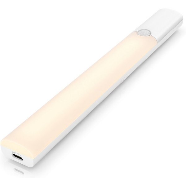 BEARWARE Unterschrankleuchte Schranklicht mit Bewegungsmelder, Akku, 3 Lichtfarben, dimmbar, Bewegungsmelder (PIR), Lichtsensor, Dimmfunktion (10–100), Memory-F