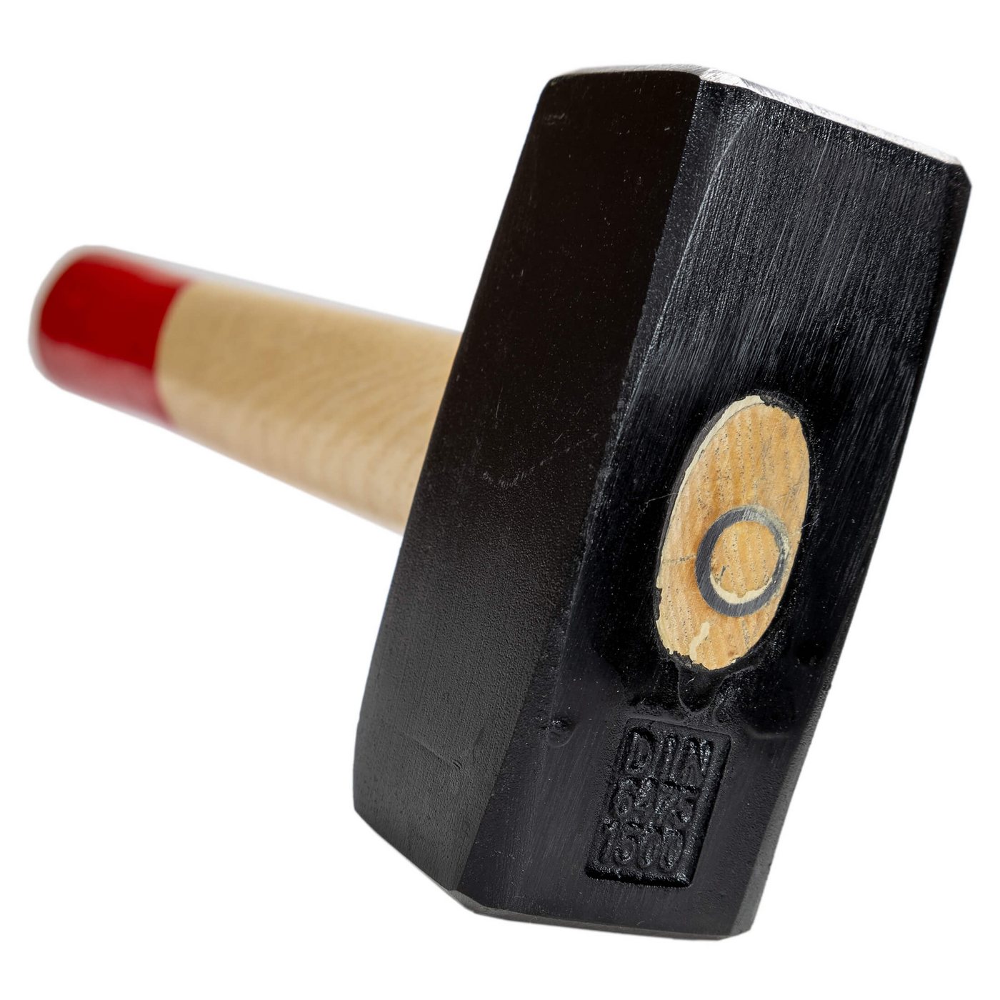 Beast Hammer 1500g Fäustel, Schlosserhammer, Stahl Kopf Hammer mit Holzstiel (1-St), Stahl Kopf 1500g – Bild 2 von 4