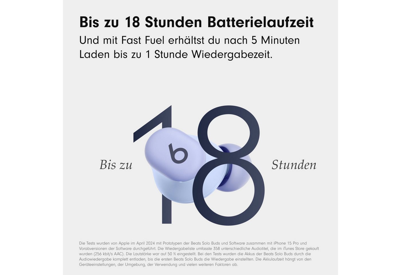 Beats by Dr. Dre Solo Buds wireless In-Ear-Kopfhörer (Freisprechfunktion, Bluetooth) – Bild 5 von 5